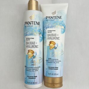 Pantene Hydrating Glow Baobab & Hyaluronic Shampoo & Conditioner Set